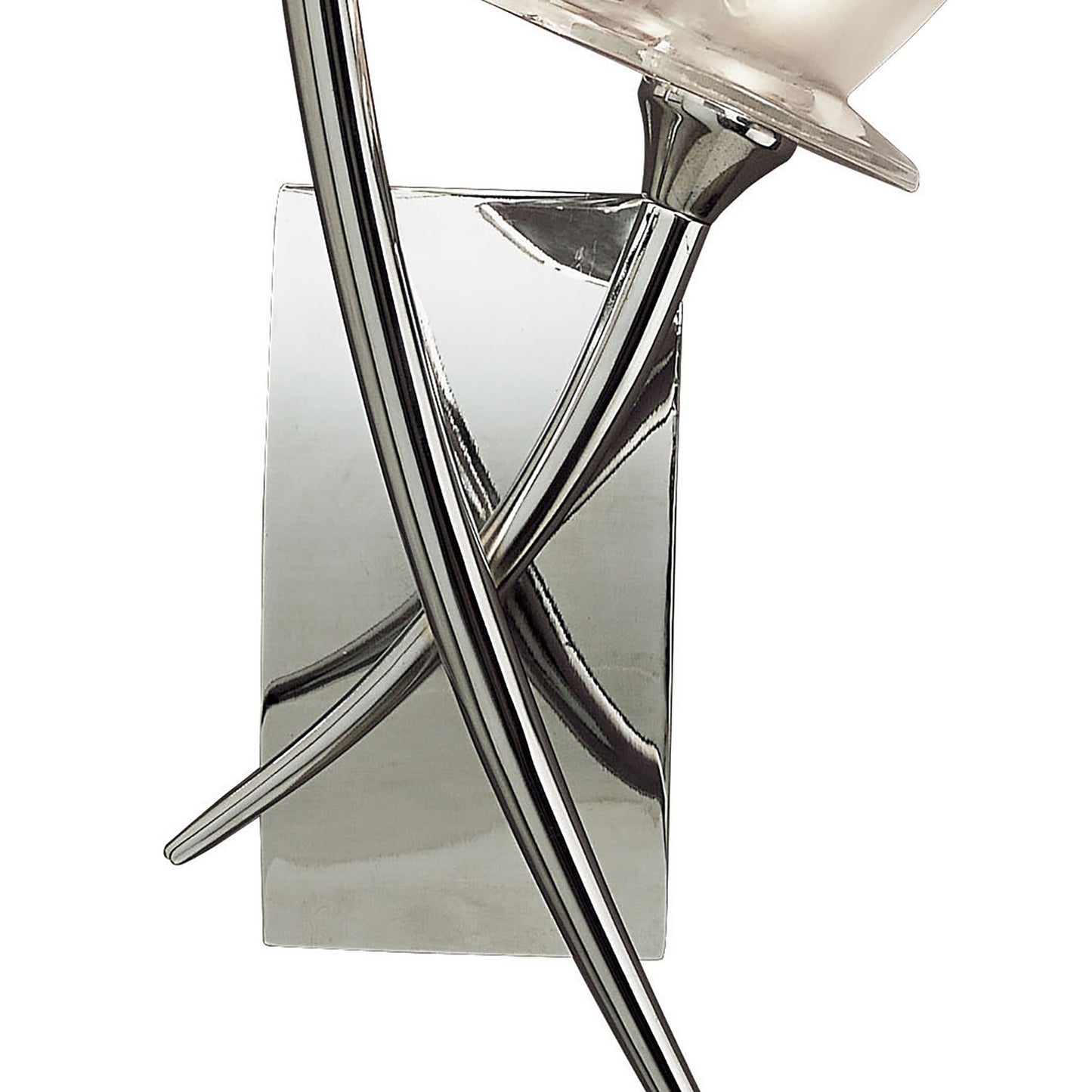 Flavia Wall Lamp Switched 2 Light G9, Polished Chrome by Mantra