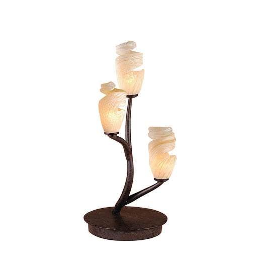 Forest Table Lamp 3 Light G9, Brown/Black Oxide by Mantra