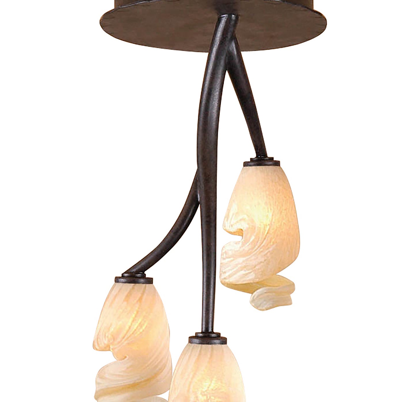 Forest Ceililng 3 Light G9, Brown/Black Oxide by Mantra