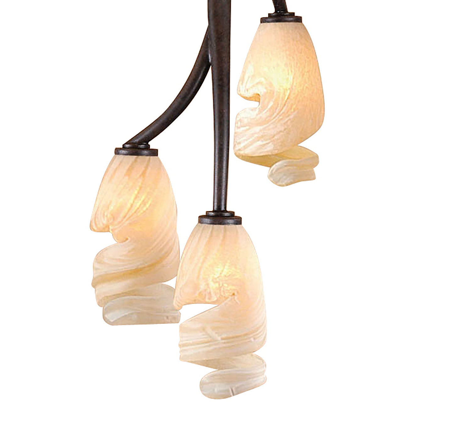 Forest Ceililng 3 Light G9, Brown/Black Oxide by Mantra