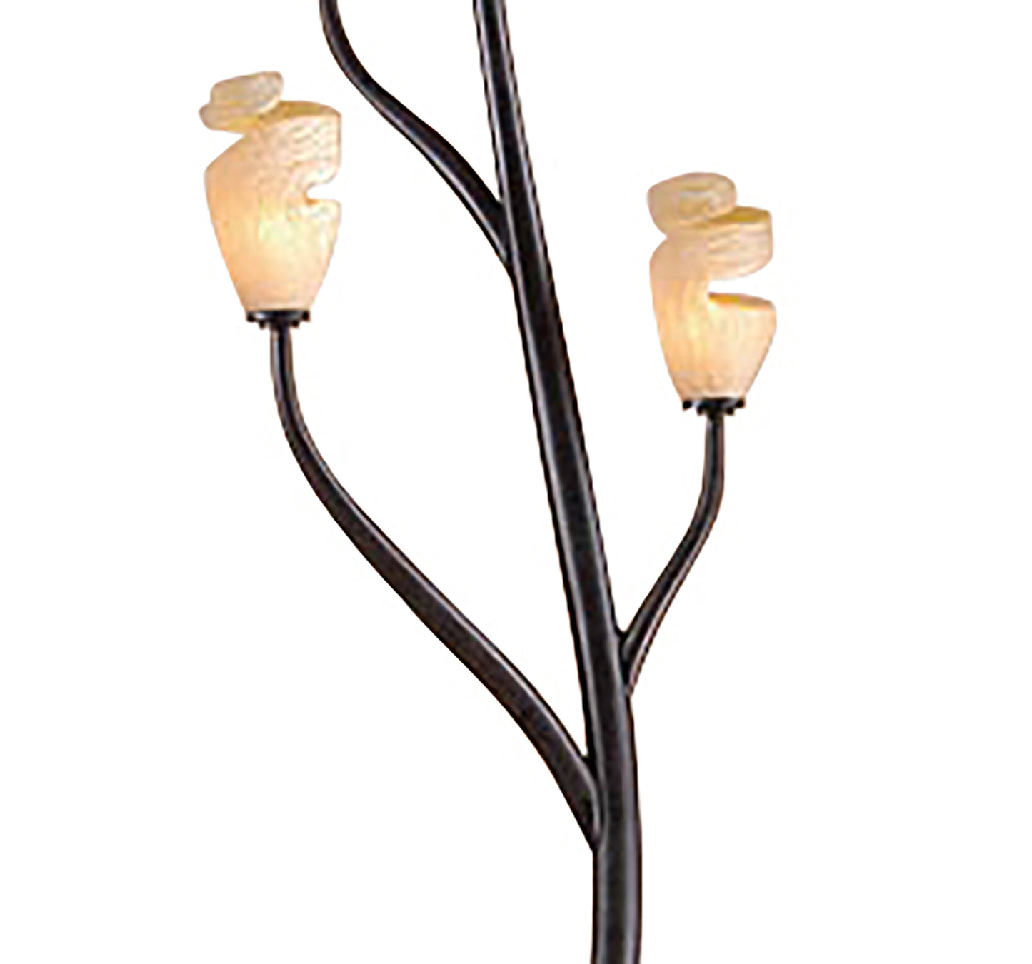 Forest Floor Lamp 4 Light G9, Brown/Black Oxide, NOT LED/CFL Compatible by Mantra