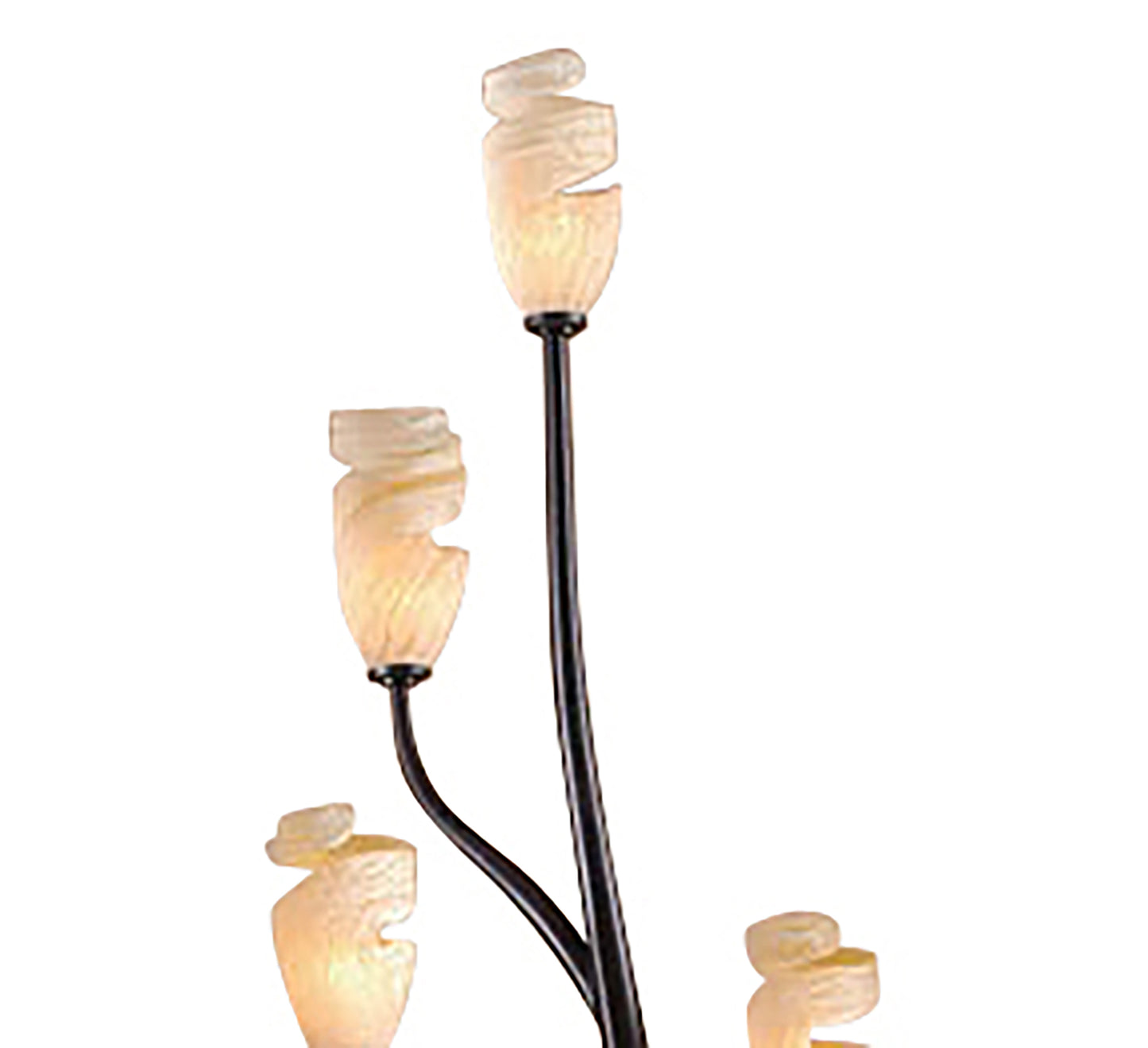 Forest Floor Lamp 4 Light G9, Brown/Black Oxide, NOT LED/CFL Compatible by Mantra