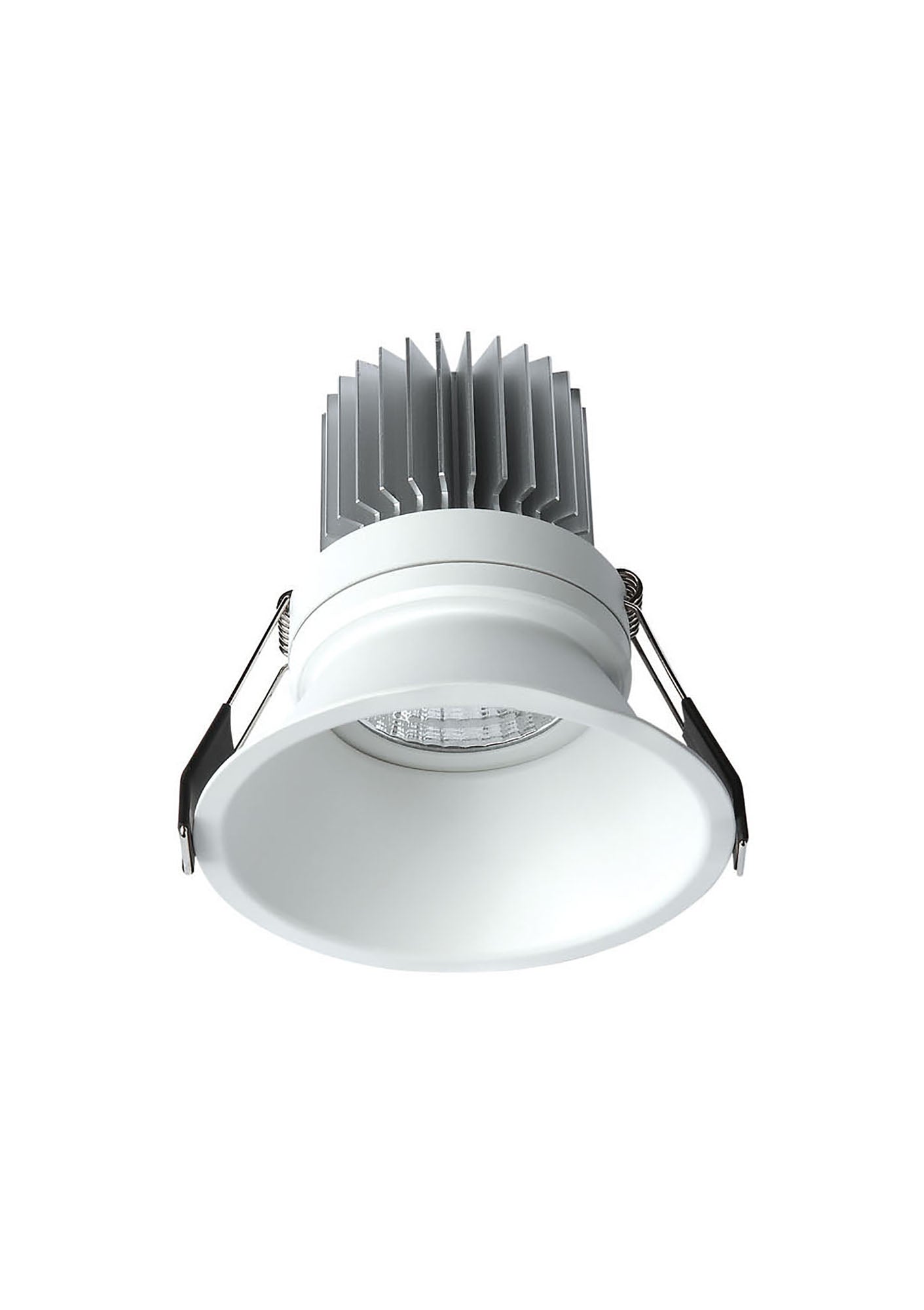 Formentera Recessed Downlight 10.8cm Round 12W COB LED 4000K, 1080lm, Matt White, Driver Included, 3yrs Warranty by Mantra