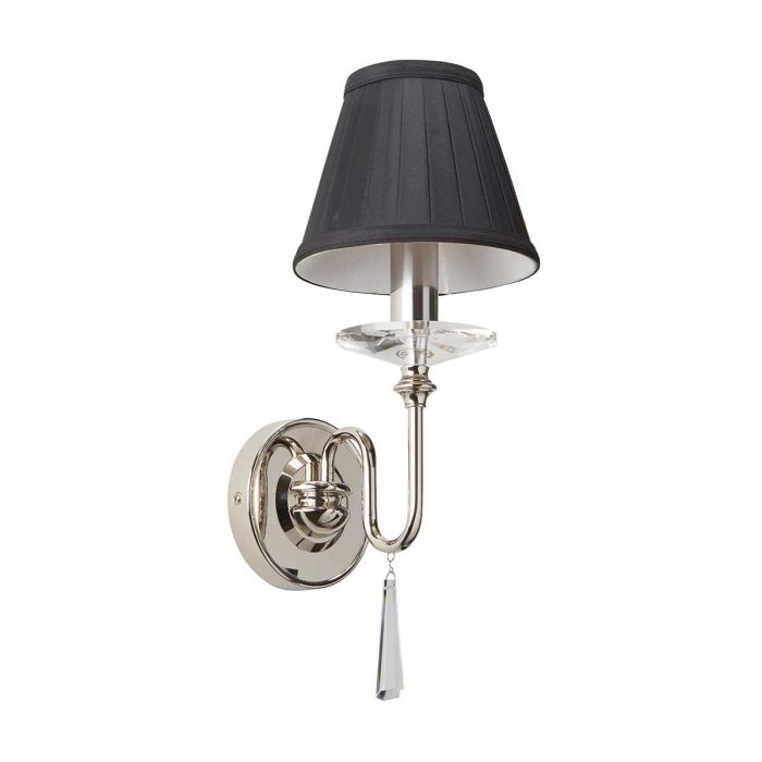 Finsbury Park 1 Light Wall Light - Polished Nickel