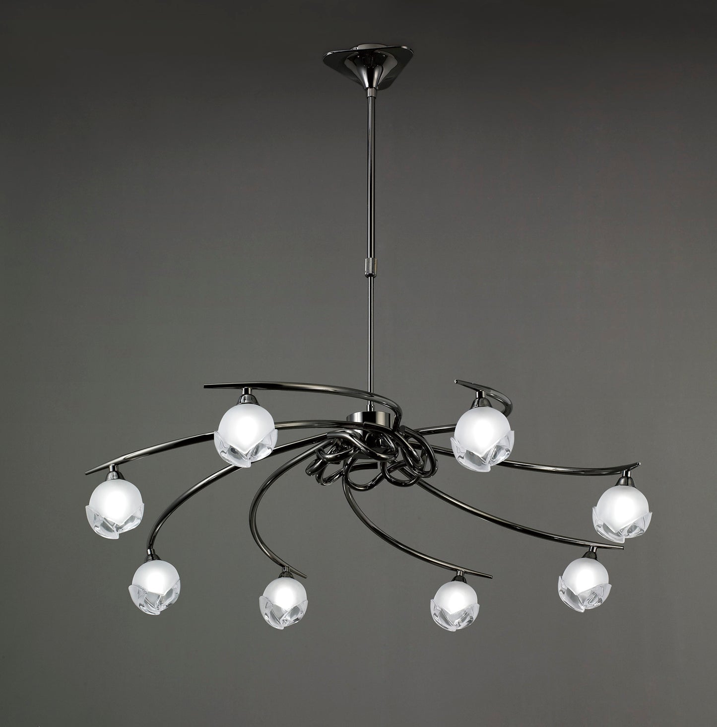 Fragma Telescopic 8 Light G9, Black Chrome by Mantra