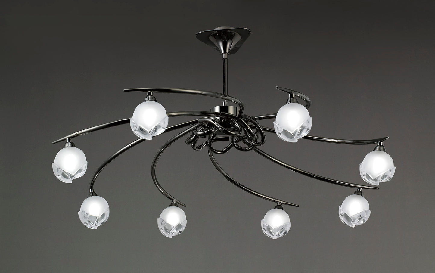 Fragma Telescopic 8 Light G9, Black Chrome by Mantra
