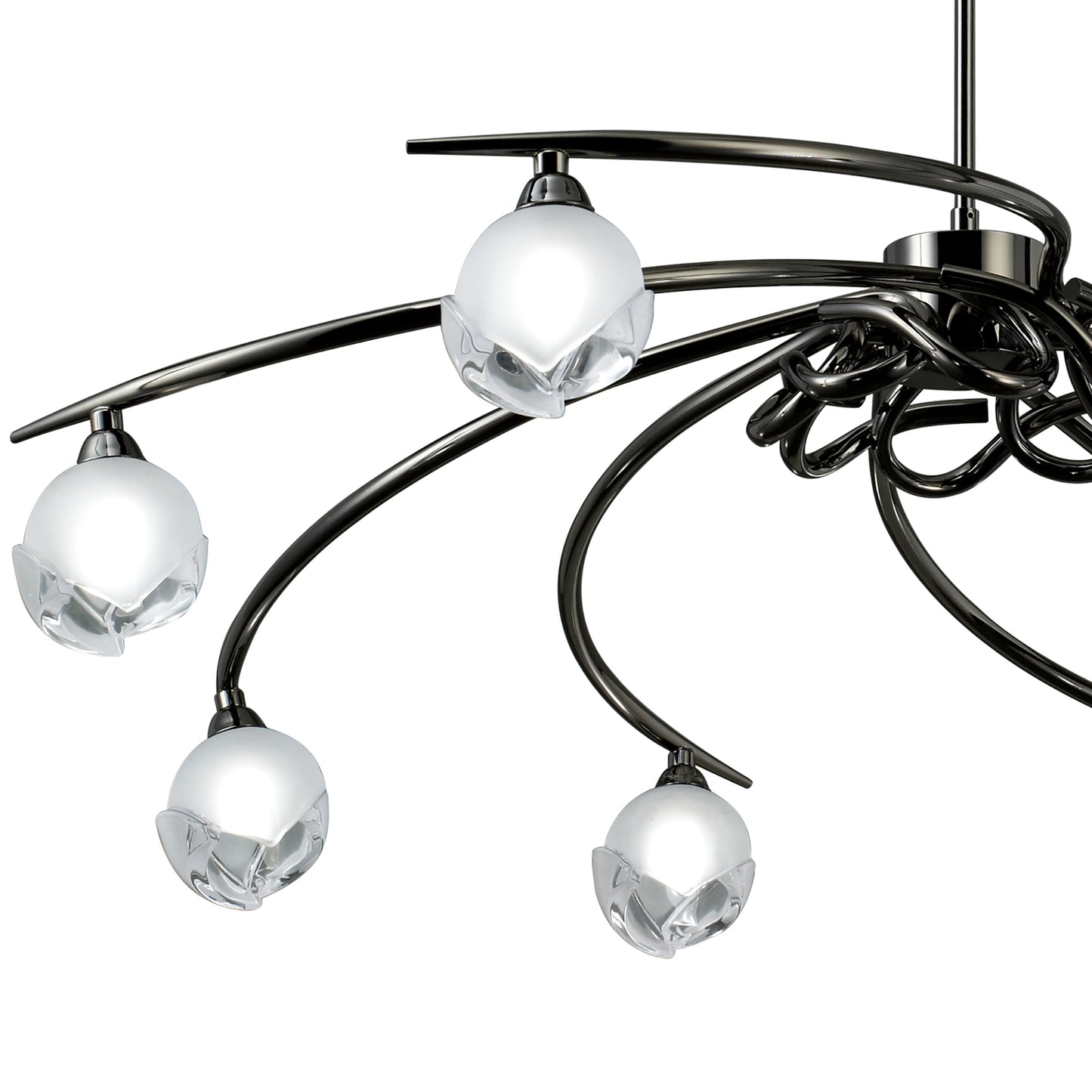 Fragma Telescopic 8 Light G9, Black Chrome by Mantra