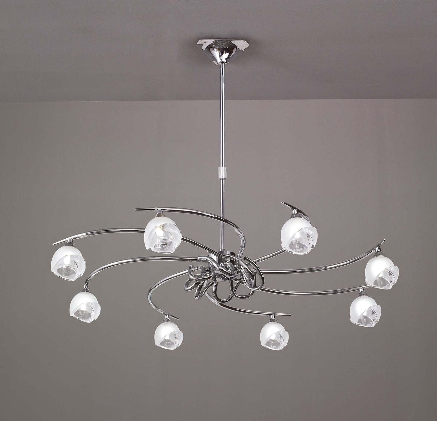 Fragma Telescopic 8 Light G9, Polished Chrome by Mantra