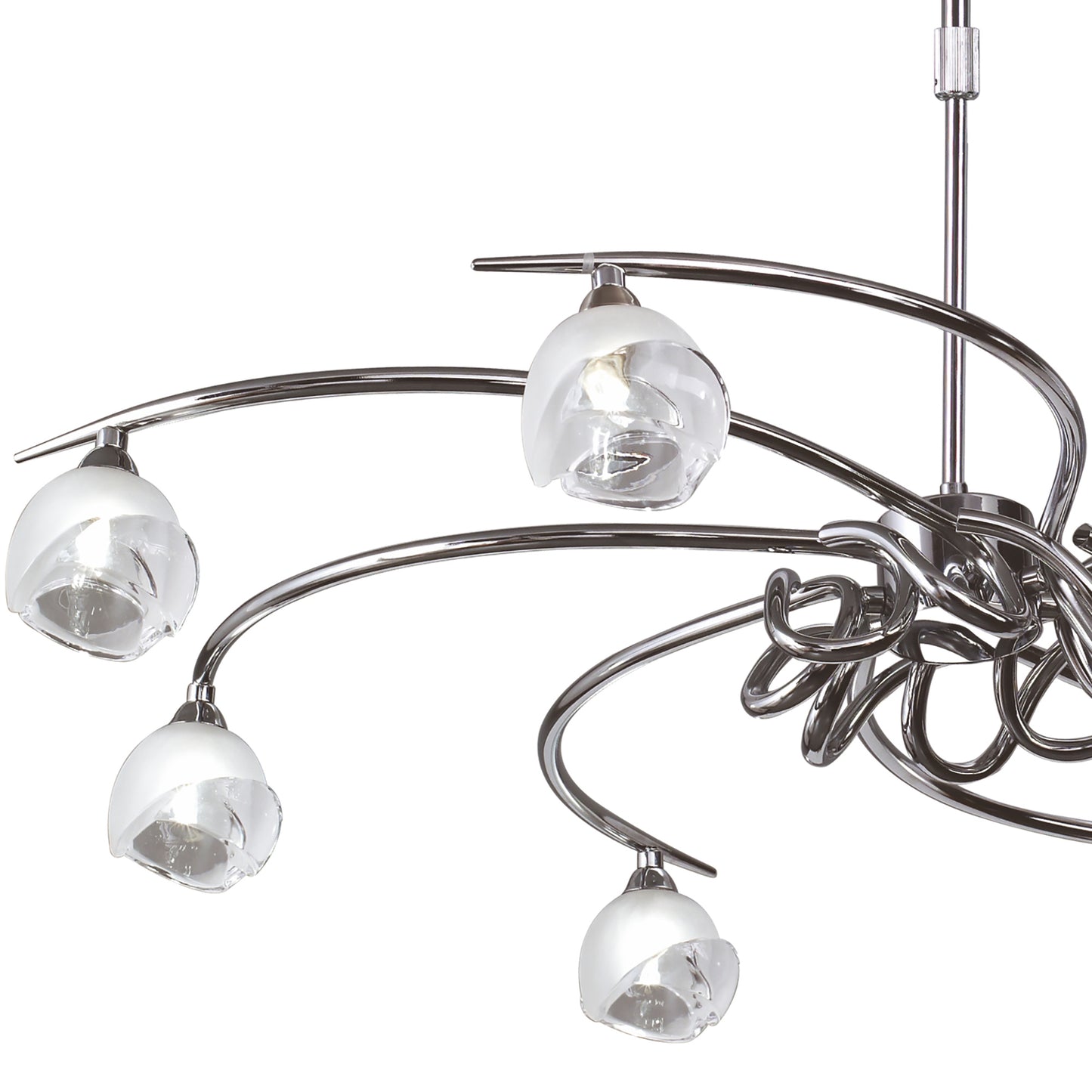 Fragma Telescopic 8 Light G9, Polished Chrome by Mantra