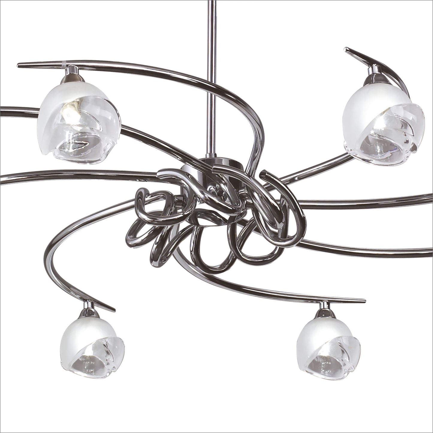 Fragma Telescopic 8 Light G9, Polished Chrome by Mantra
