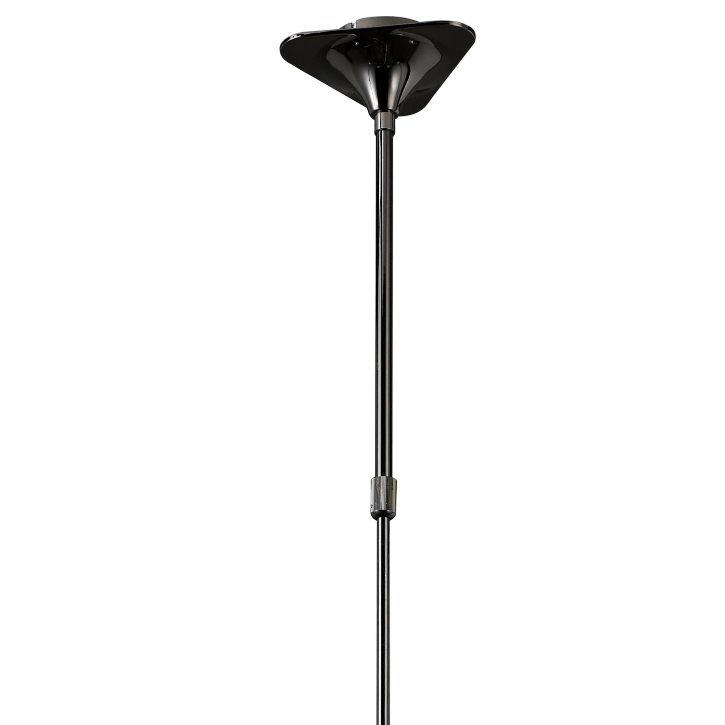 Fragma Telescopic Convertible To Semi Flush 6 Light G9, Black Chrome by Mantra