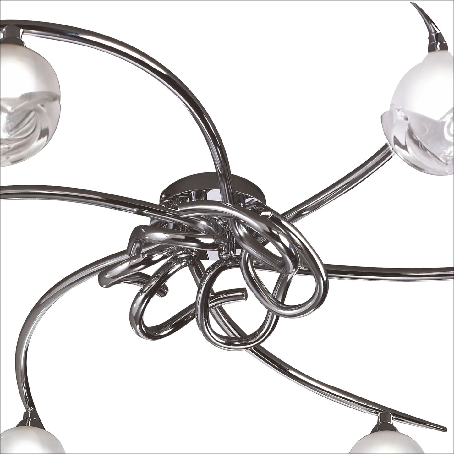 Fragma Ceiling 6 Light G9, Polished Chrome by Mantra