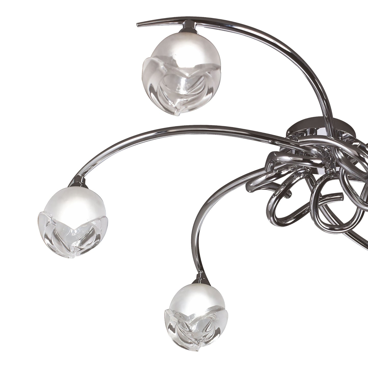 Fragma Ceiling 6 Light G9, Polished Chrome by Mantra