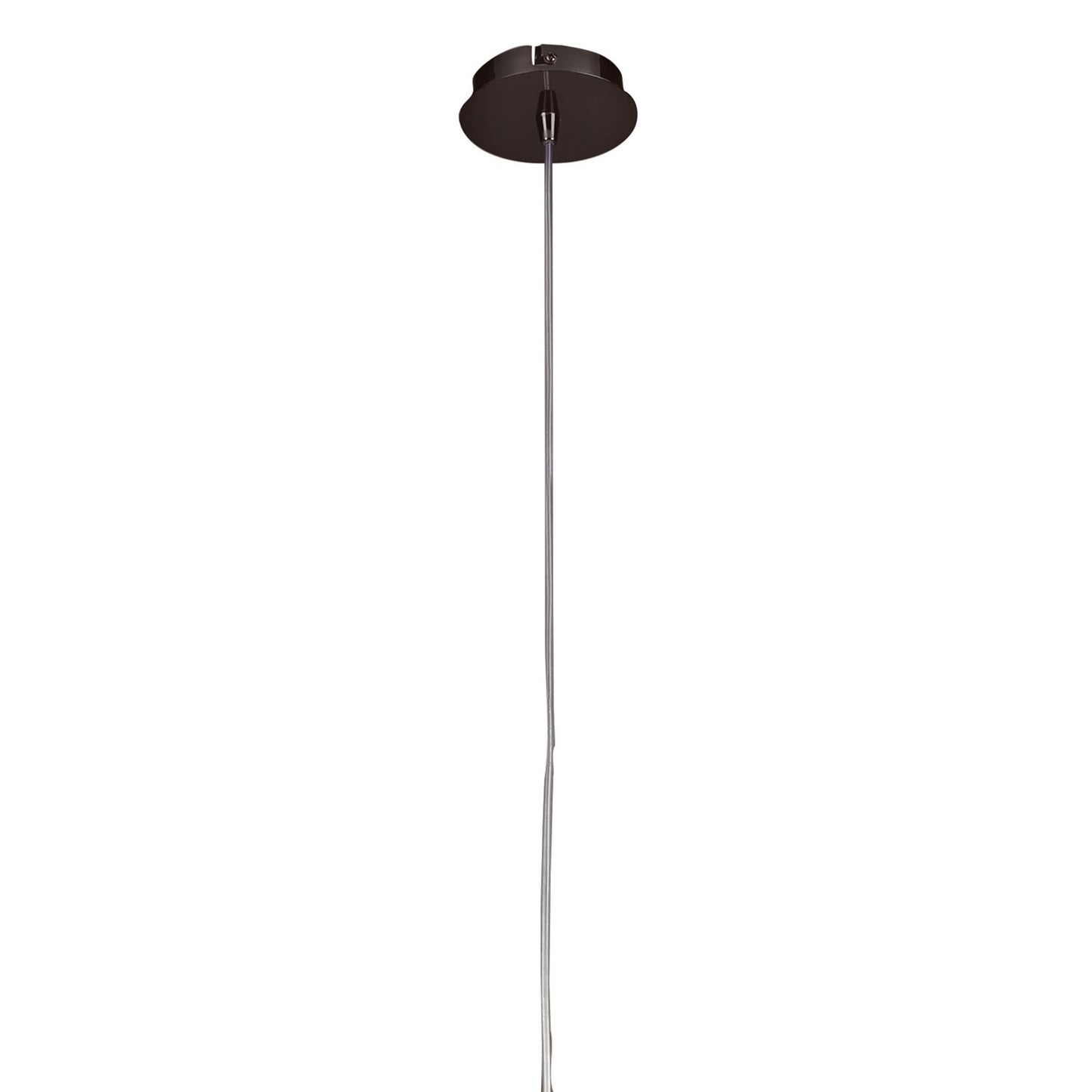 Fragma Pendant 1 Light G9, Black Chrome by Mantra