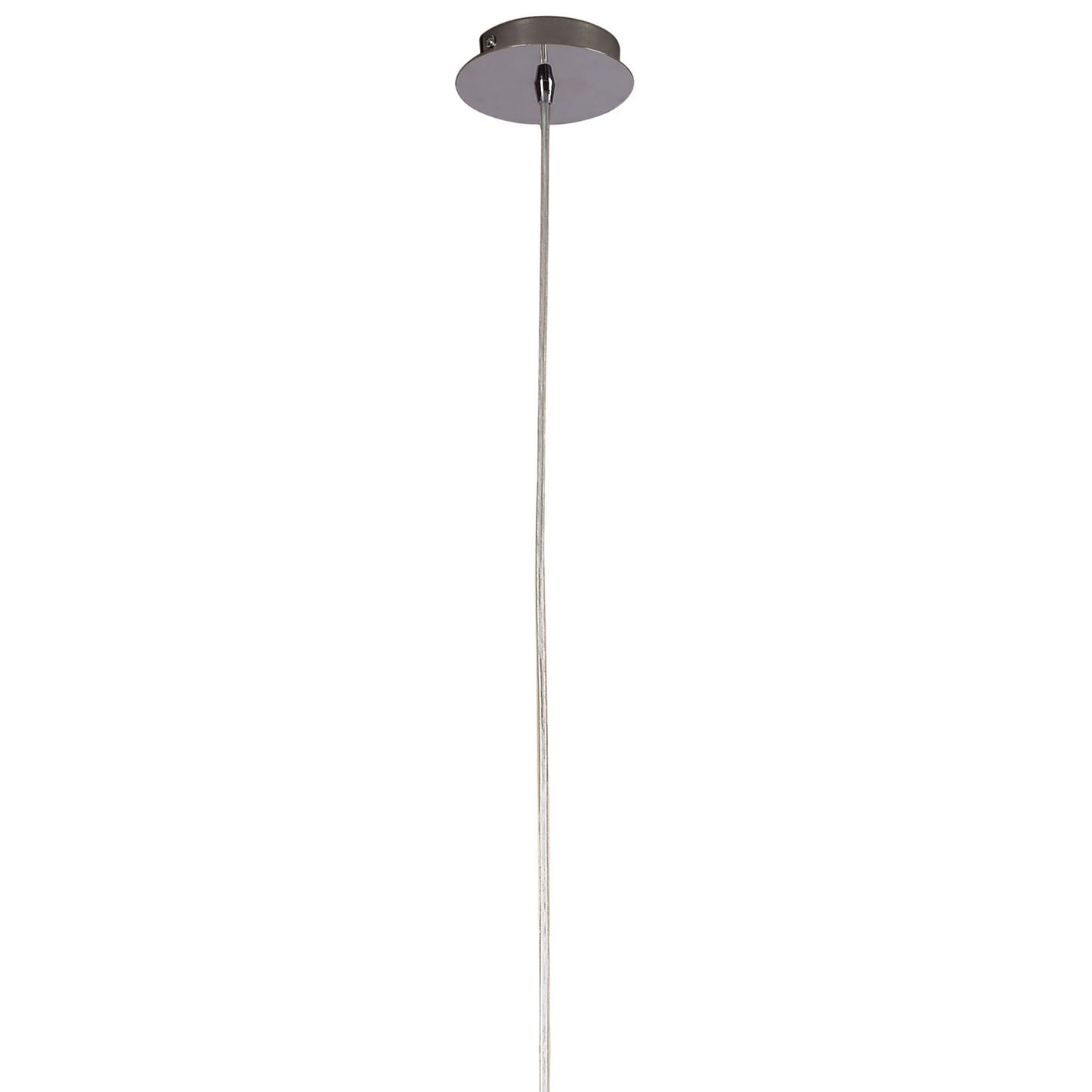 Fragma Pendant 1 Light G9, Polished Chrome by Mantra