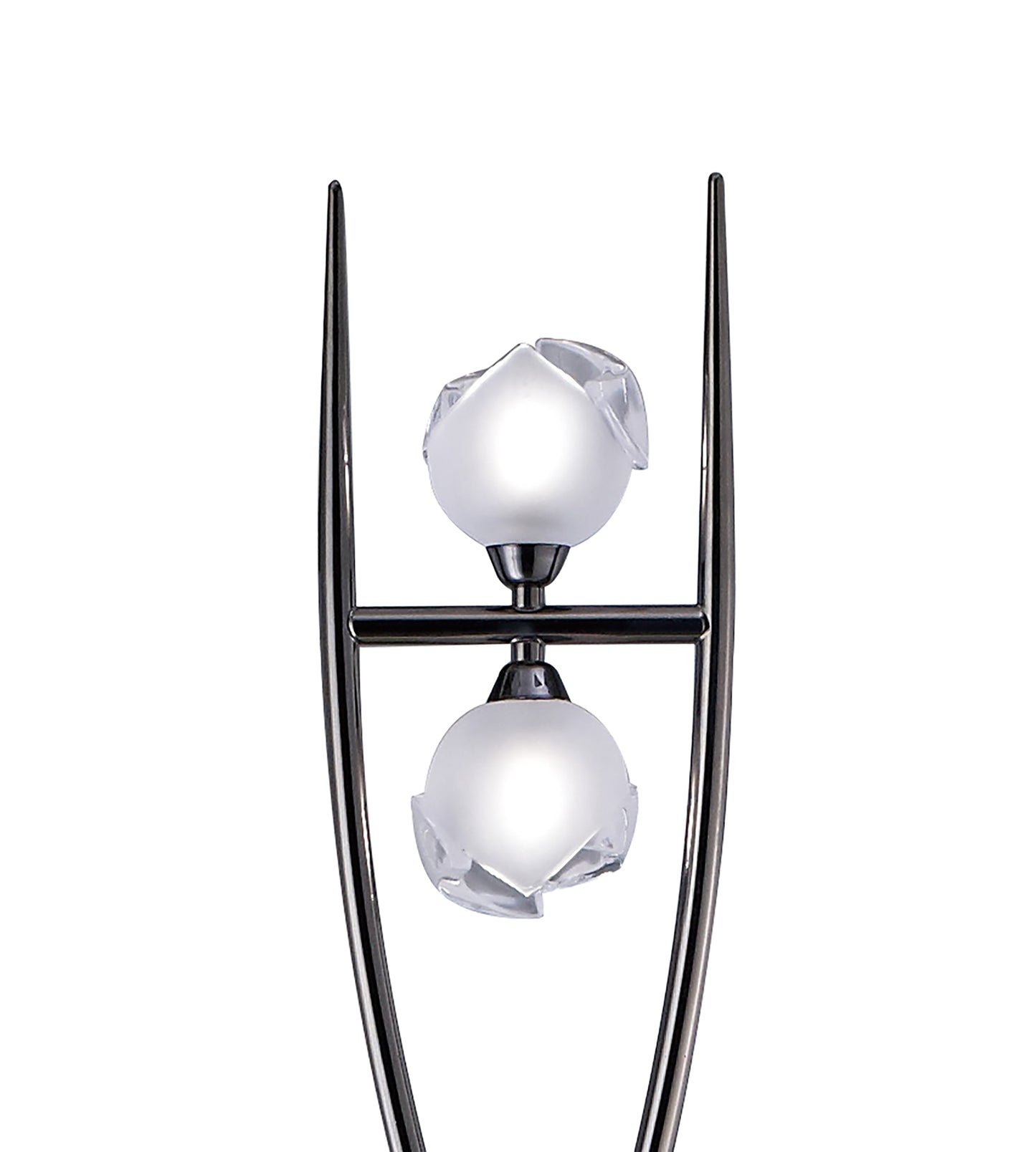 Fragma Floor Lamp 4 Light G9, Black Chrome, NOT LED/CFL Compatible by Mantra