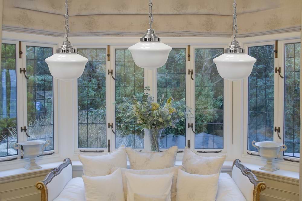 Soho Lighting Frith Nickel Opaque Pendant Light - The Schoolhouse Collection