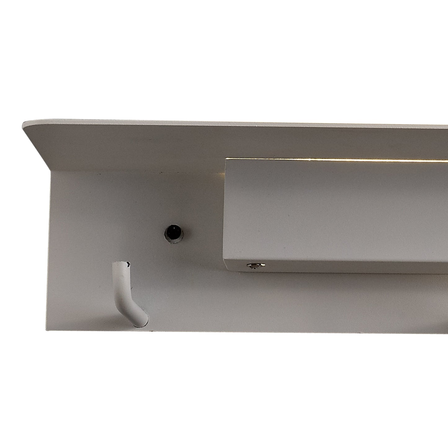 Fuerteventura Wall Lamp Coat Rack, 9W LED, 3000K, 600lm, Matt White, 3yrs Warranty by Mantra