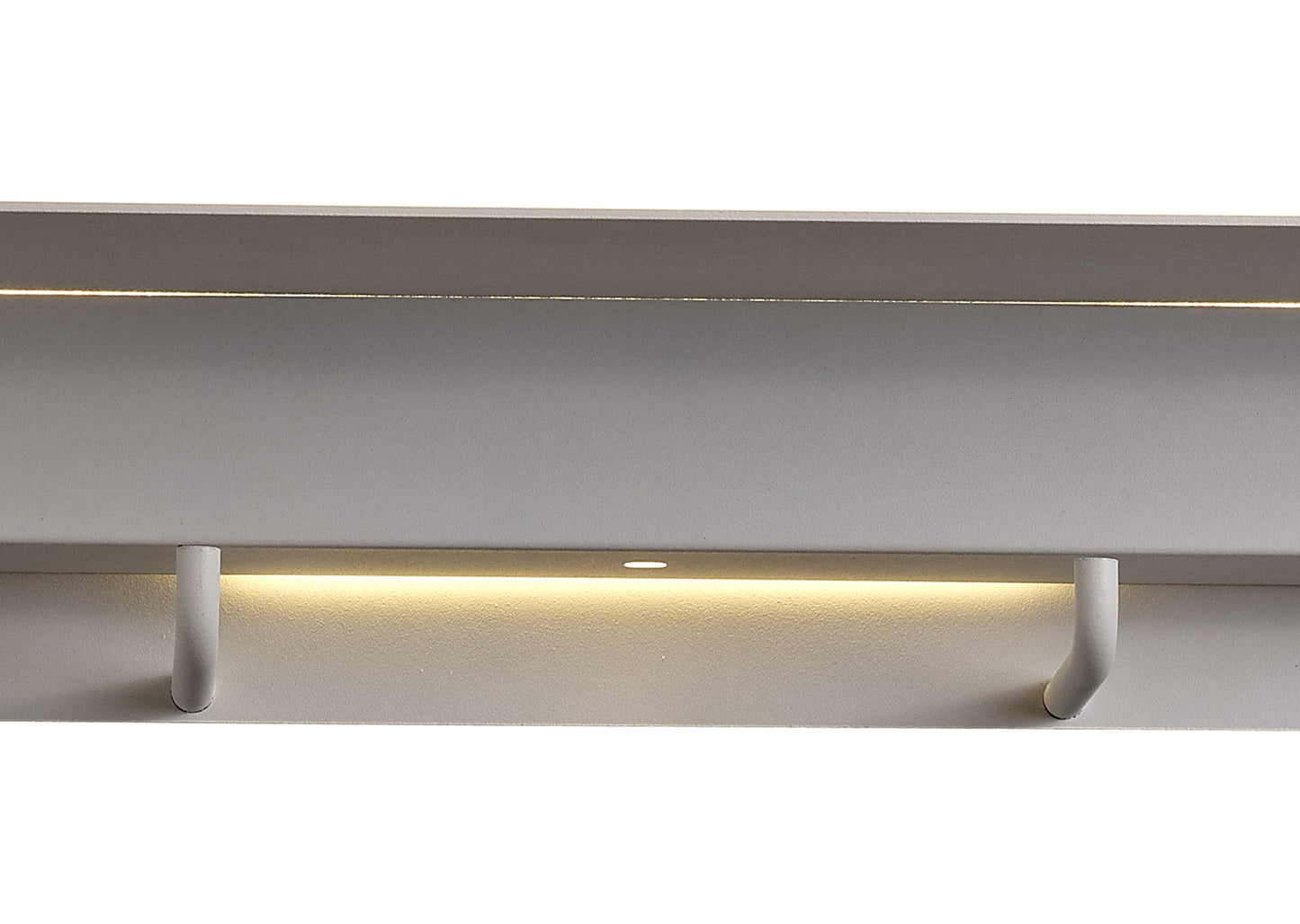 Fuerteventura Wall Lamp Coat Rack, 9W LED, 3000K, 600lm, Matt White, 3yrs Warranty by Mantra