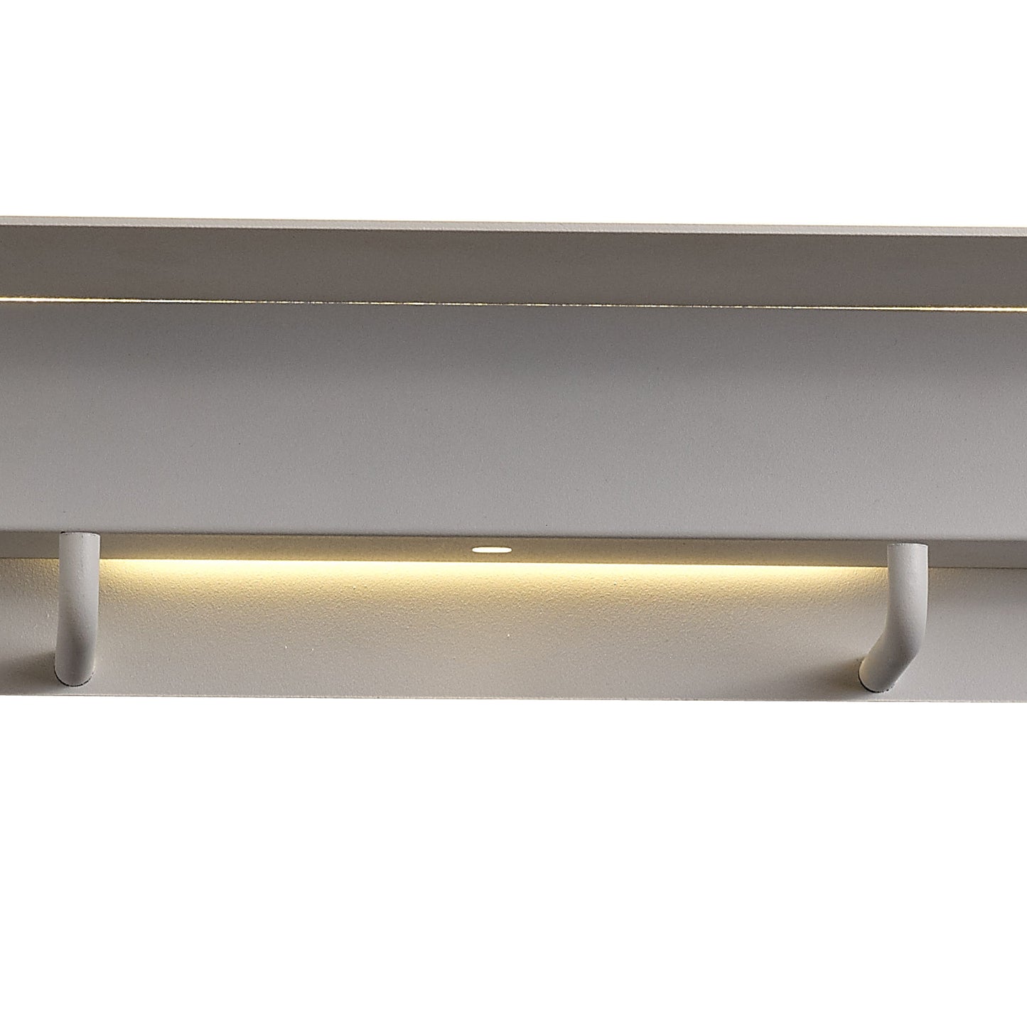 Fuerteventura Wall Lamp Coat Rack, 9W LED, 3000K, 600lm, Matt White, 3yrs Warranty by Mantra