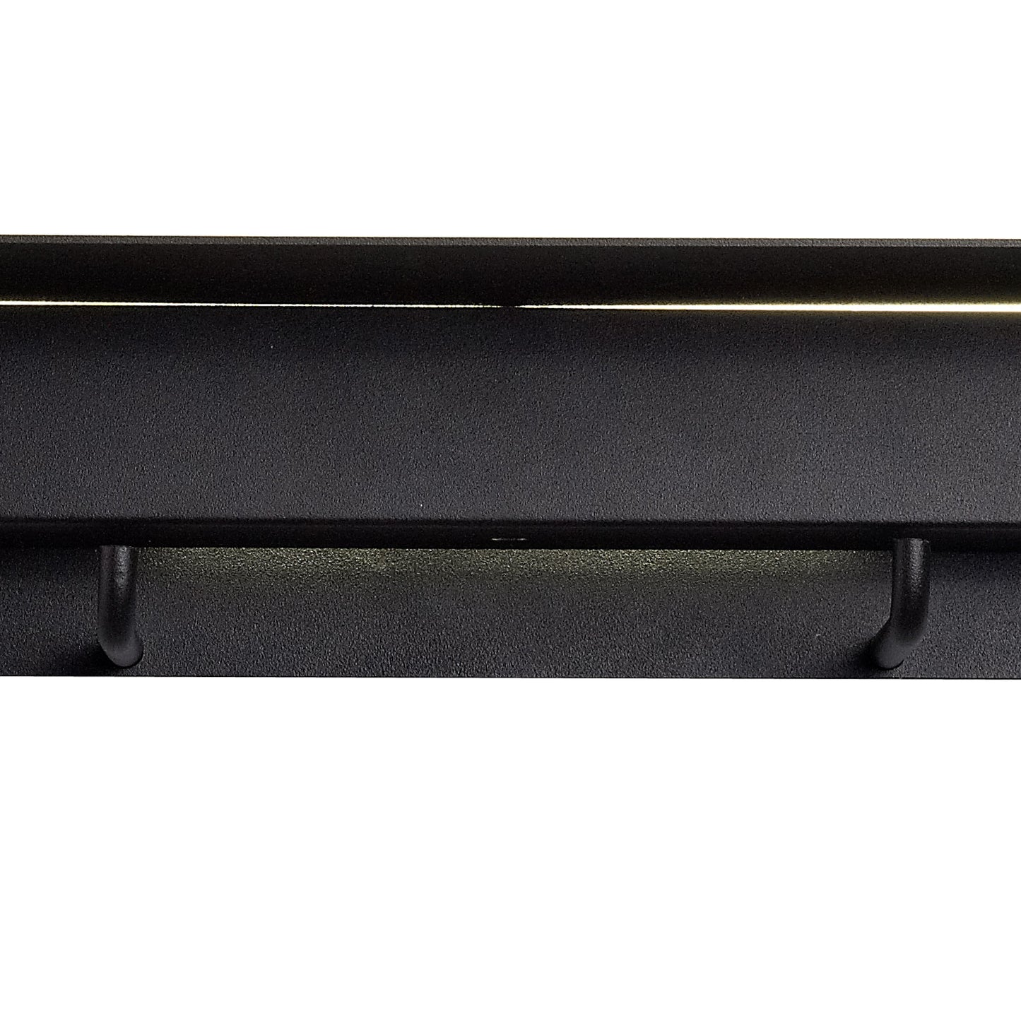 Fuerteventura Wall Lamp Coat Rack, 9W LED, 3000K, 600lm, Matt Black, 3yrs Warranty by Mantra