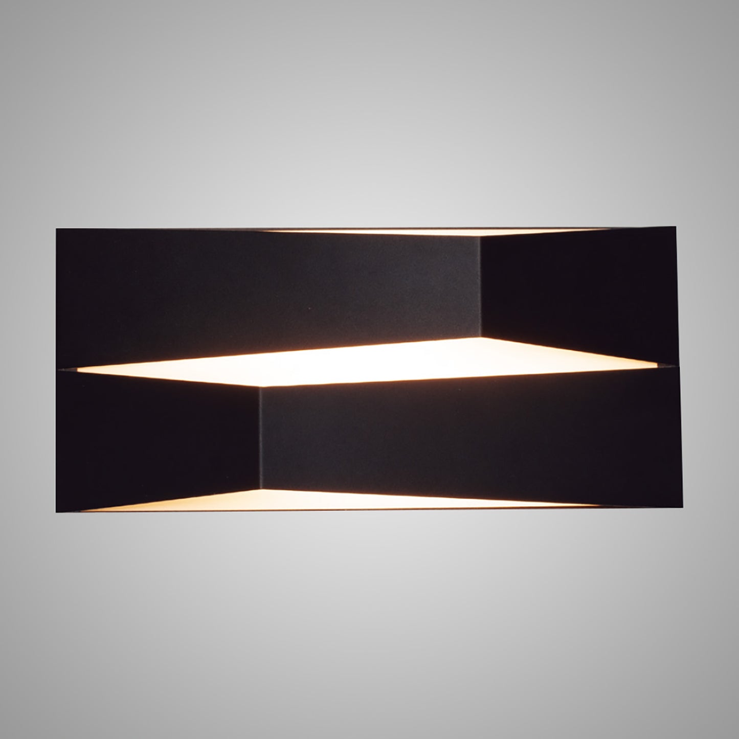 Fuji Wall Light 14W LED 3000K, 1250lm, Black, 3yrs Warranty by Mantra