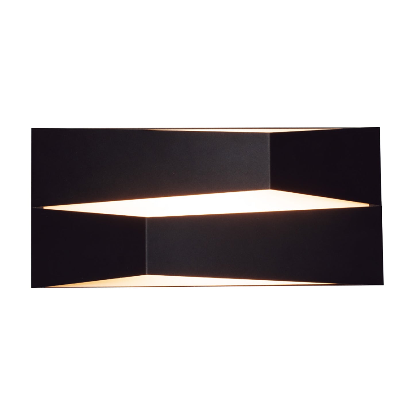 Fuji Wall Light 14W LED 3000K, 1250lm, Black, 3yrs Warranty by Mantra