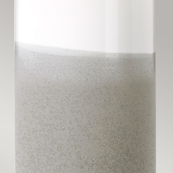Fulwell 1 Light Table Lamp - White Gloss and Matt Grey with Dark Grey Shade