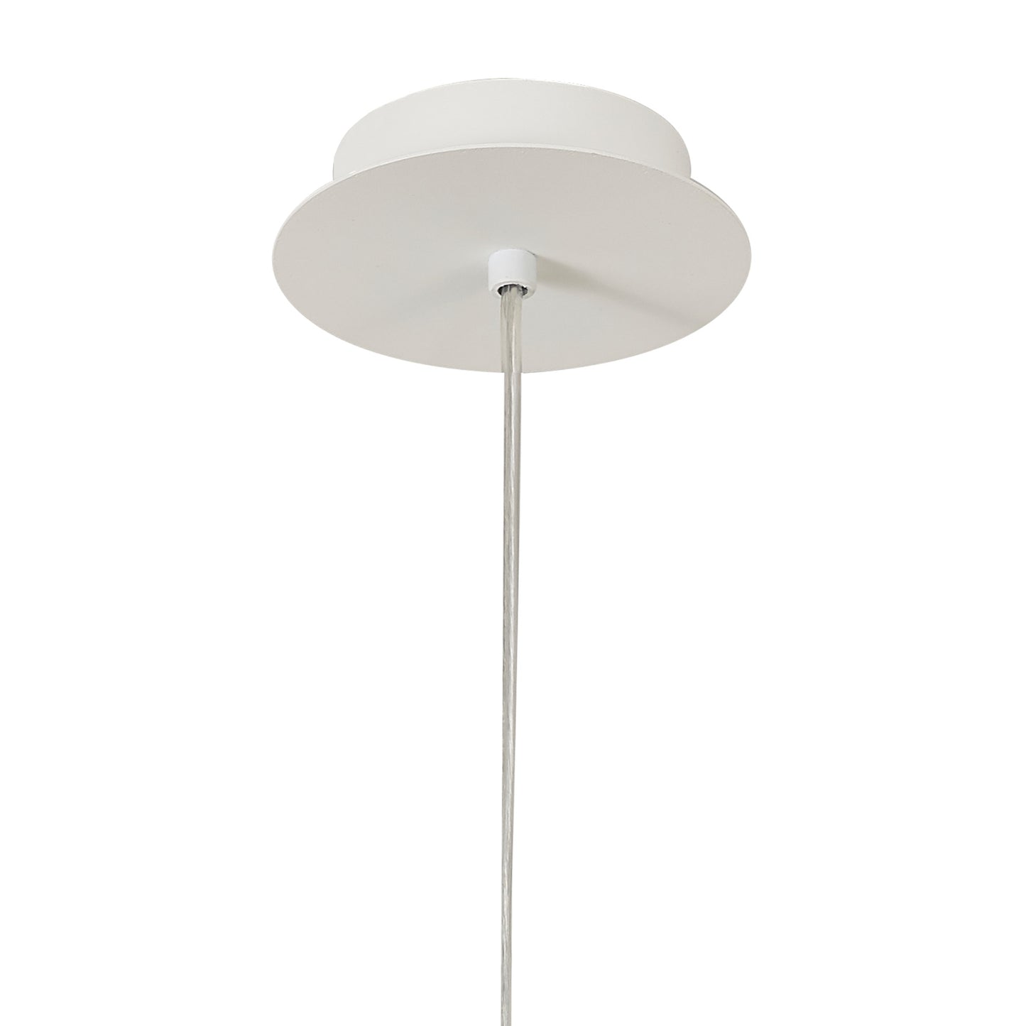 Galaxia Pendant Round, 1 Light E27, White/Red Cement by Mantra