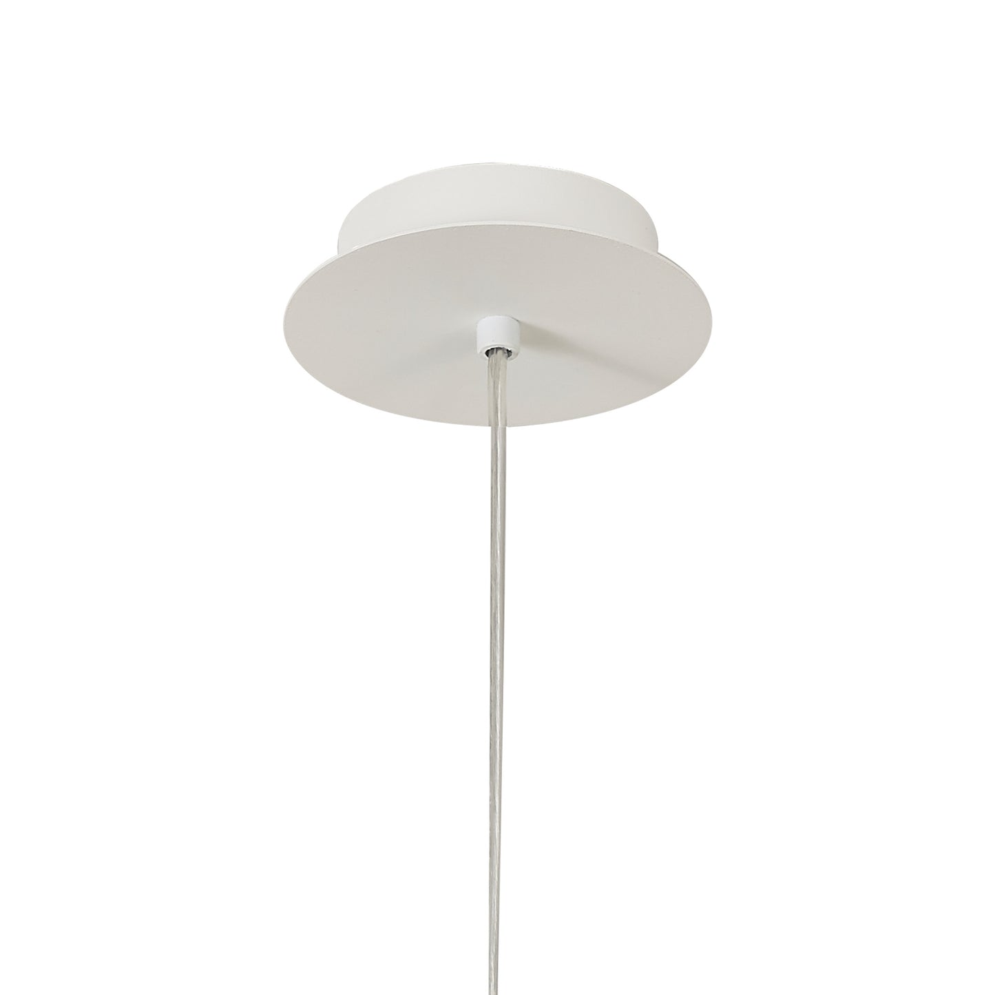 Galaxia Pendant Square, 1 Light E27, White / White Cement by Mantra