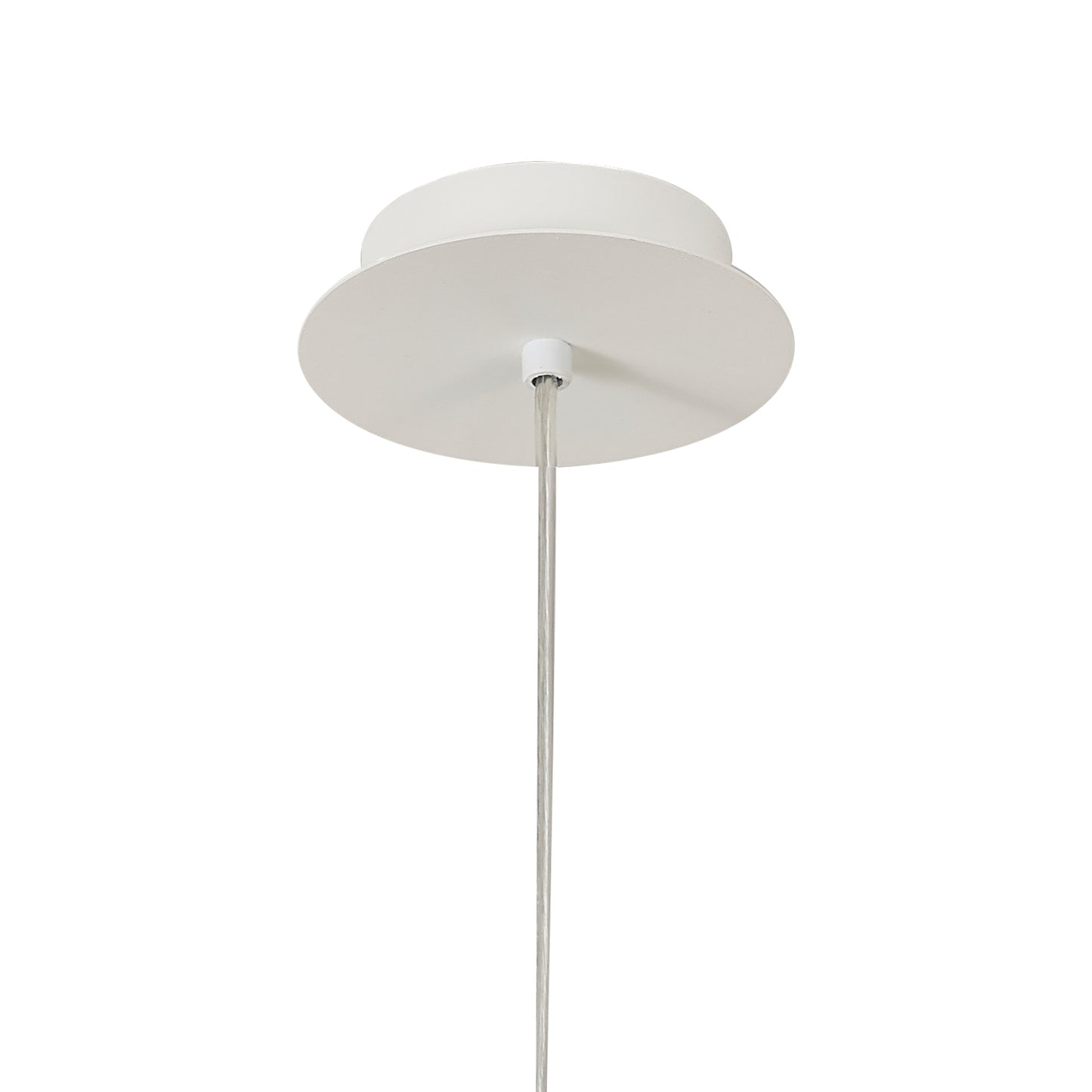 Galaxia Pendant Square, 1 Light E27, White / Grey Cement by Mantra