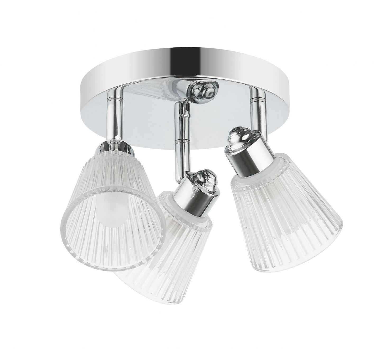 Gatsby 3 Light Bathroom Ceiling Light Polished Chrome