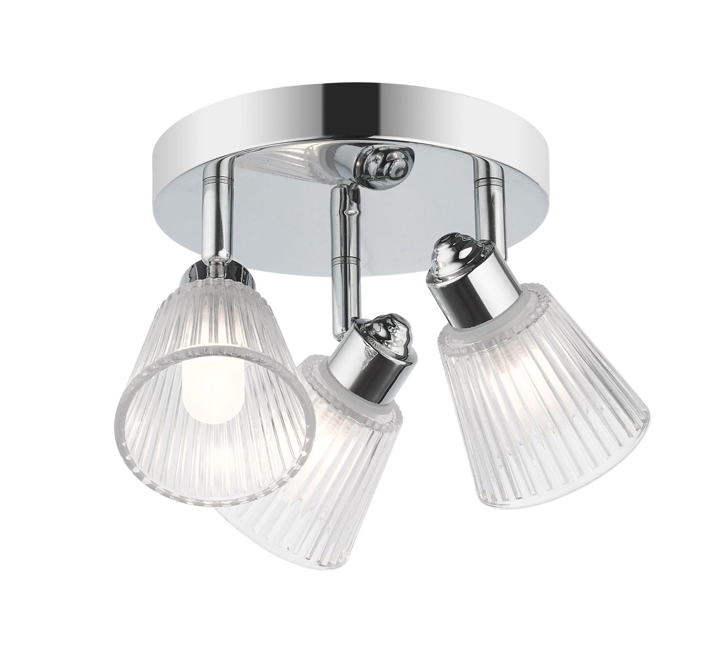 Gatsby 3 Light Bathroom Ceiling Light Polished Chrome