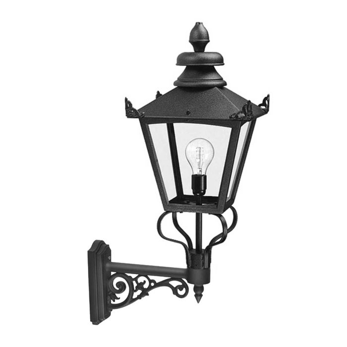 Grampian 1 Light Wall Lantern - Black