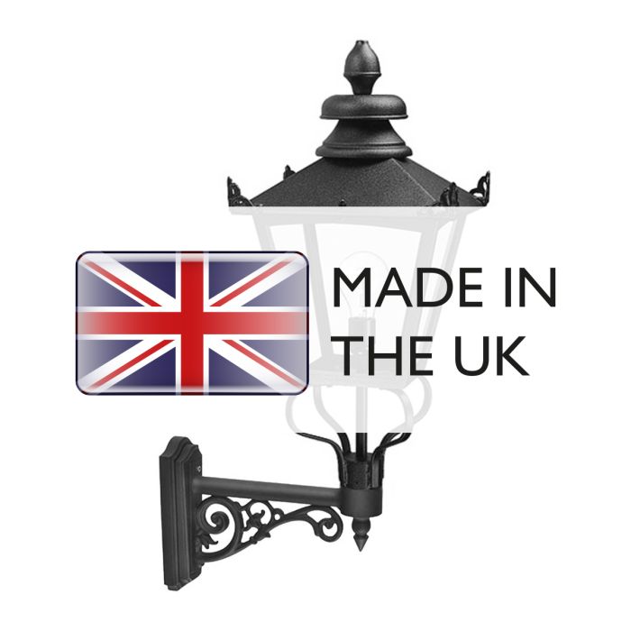 Grampian 1 Light Wall Lantern - Black