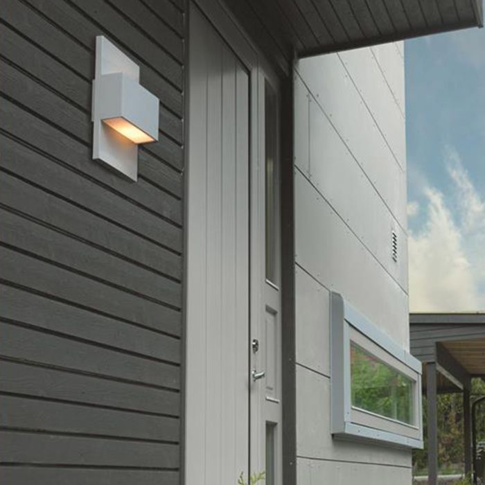 Geneve E27 Wall Lantern - Aluminium