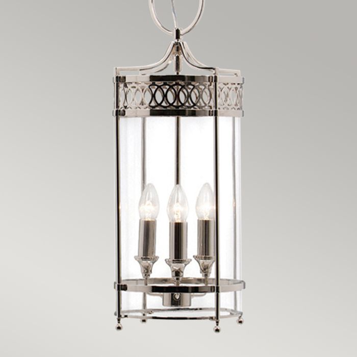 Guildhall Pendant - Polished Nickel