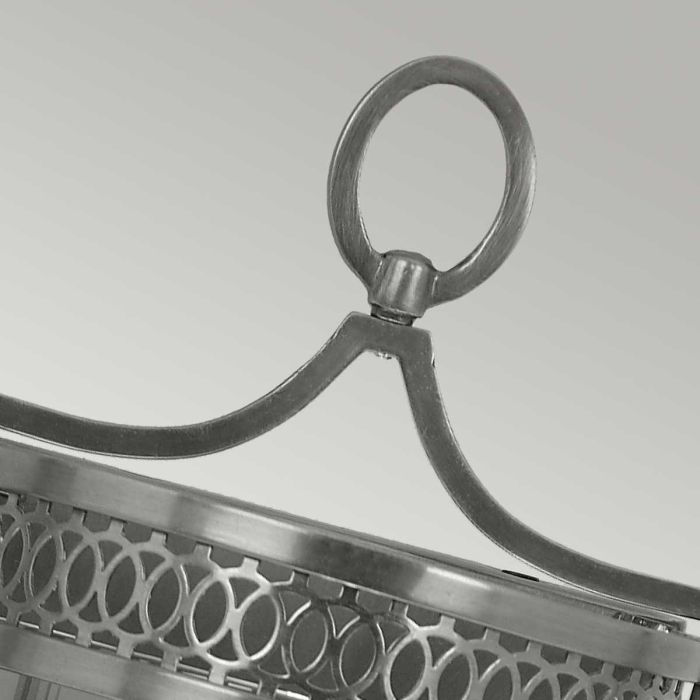 Guildhall 1 lt Wall Light - Polished Nickel