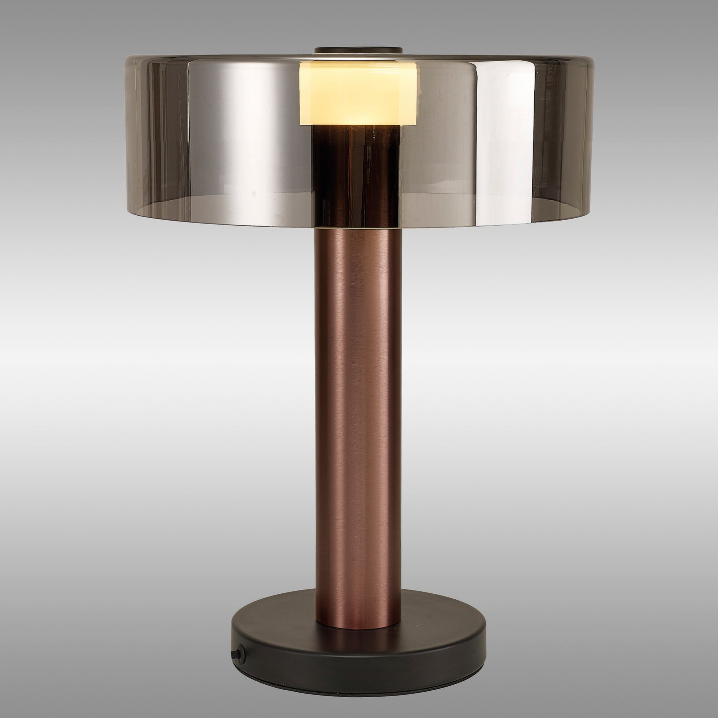 Gin Large Table Lamp, 1 Light GU10, Rose Gold by Mantra