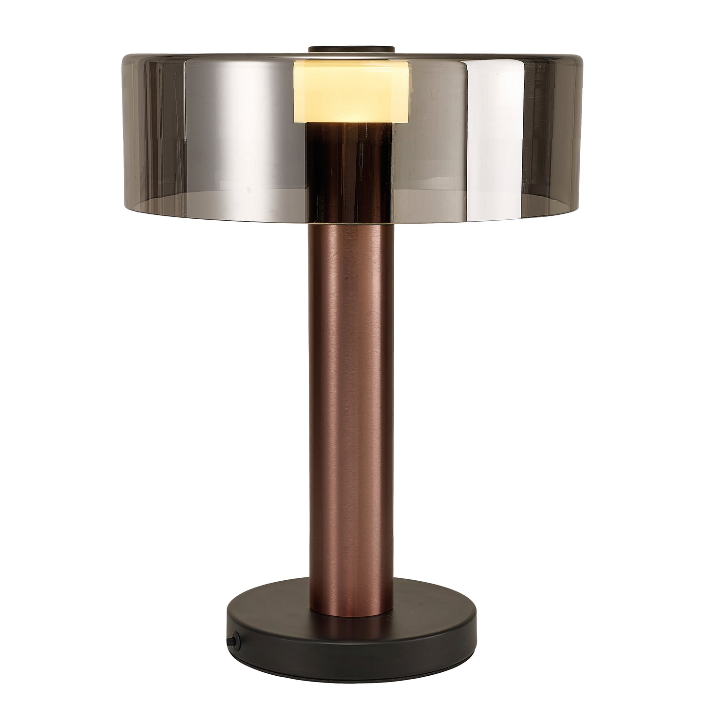 Gin Large Table Lamp, 1 Light GU10, Rose Gold by Mantra