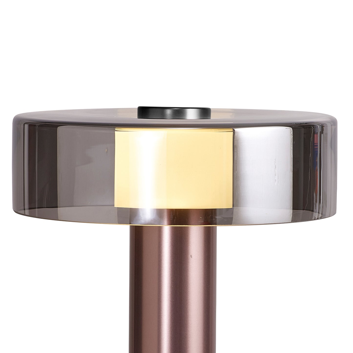 Gin Small Table Lamp, 1 Light GU10, Rose Gold by Mantra