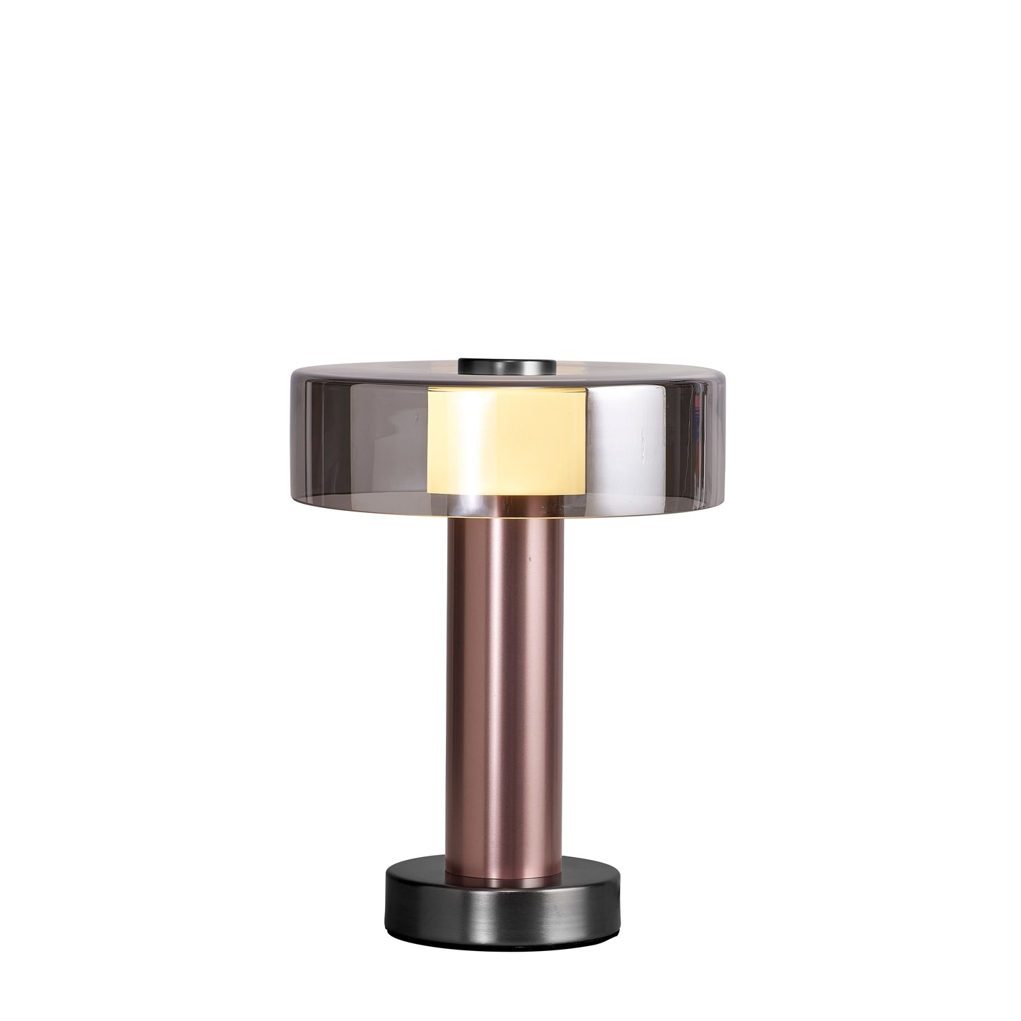 Gin Small Table Lamp, 1 Light GU10, Rose Gold by Mantra