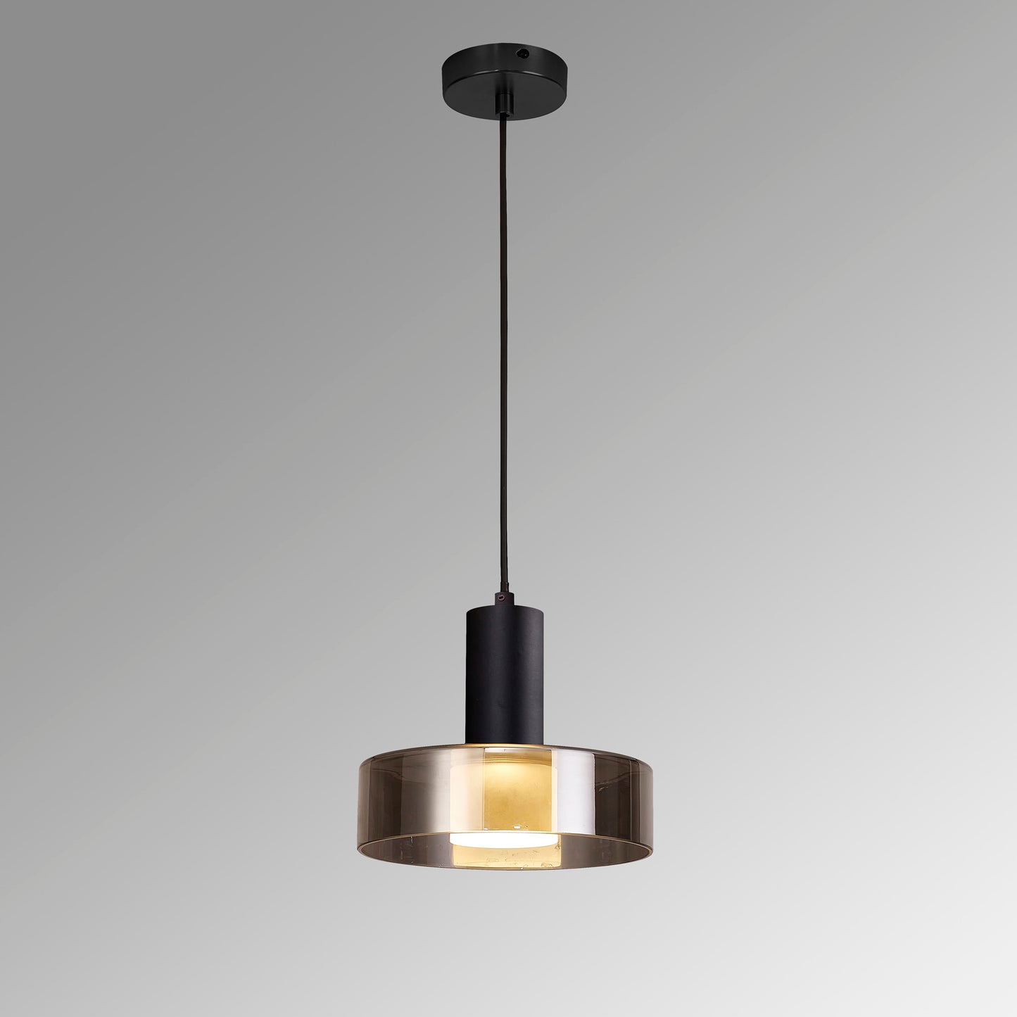 Gin Pendant, 1 Light GU10, Black by Mantra