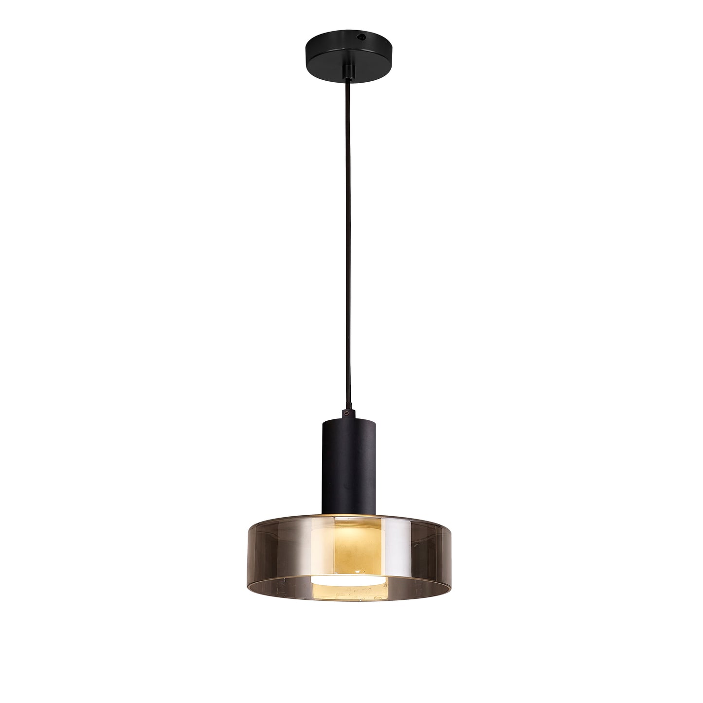 Gin Pendant, 1 Light GU10, Black by Mantra