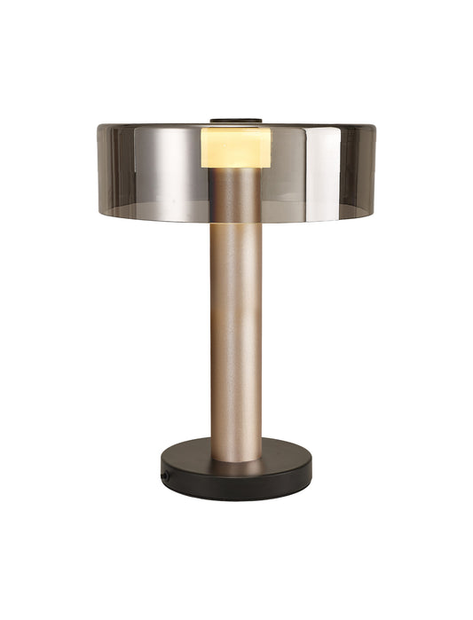 Gin Large Table Lamp, 1 Light GU10, Gold by Mantra