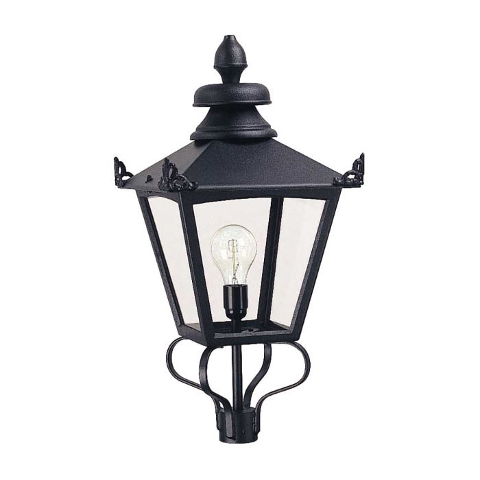 Grampian 1 Light Lamp Head Only - Black