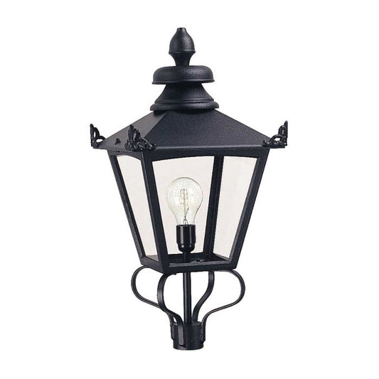 Grampian 1 Light Lamp Head Only - Black