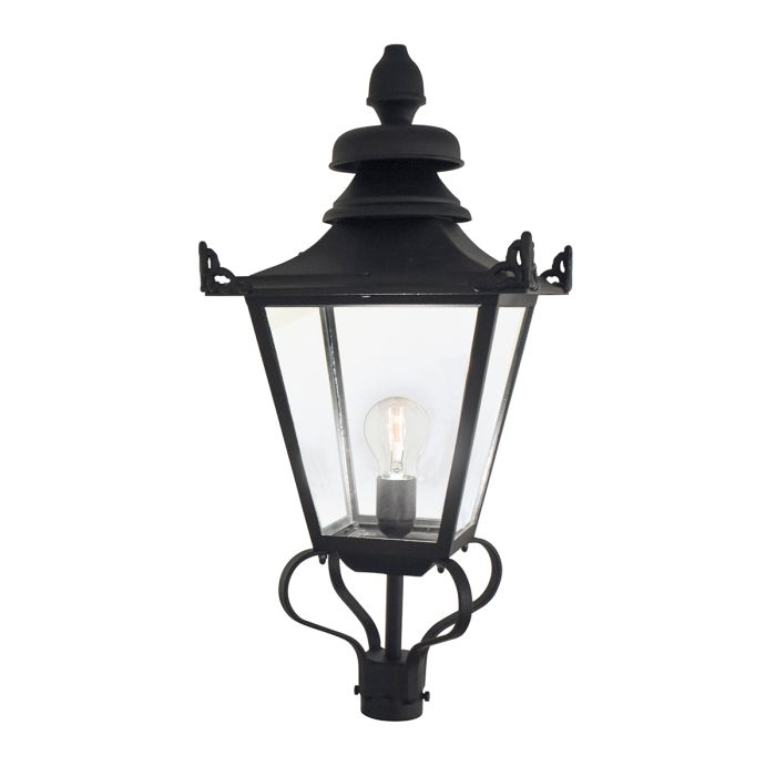 Grampian 1 Light Lamp Head Only - Black