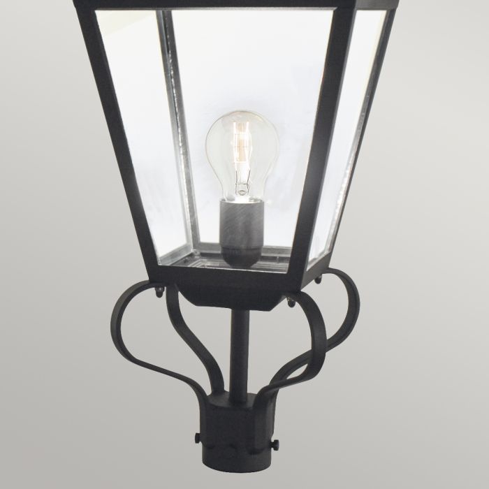 Grampian 1 Light Lamp Head Only - Black