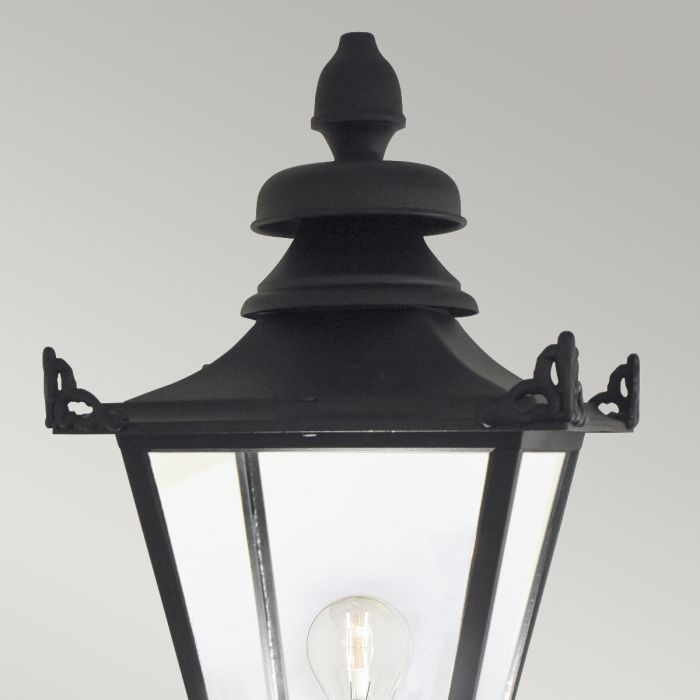 Grampian 1 Light Lamp Head Only - Black